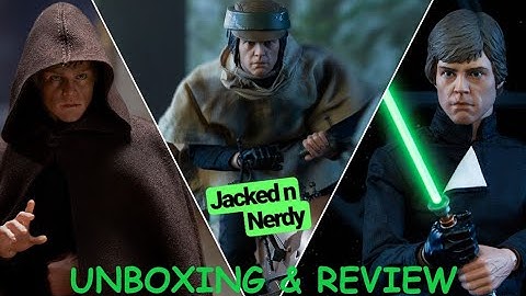 Luke Skywalker Deluxe Sixth Scale Figure by Sideshow Collectibles Unboxing & Review - Jackednnerdy
