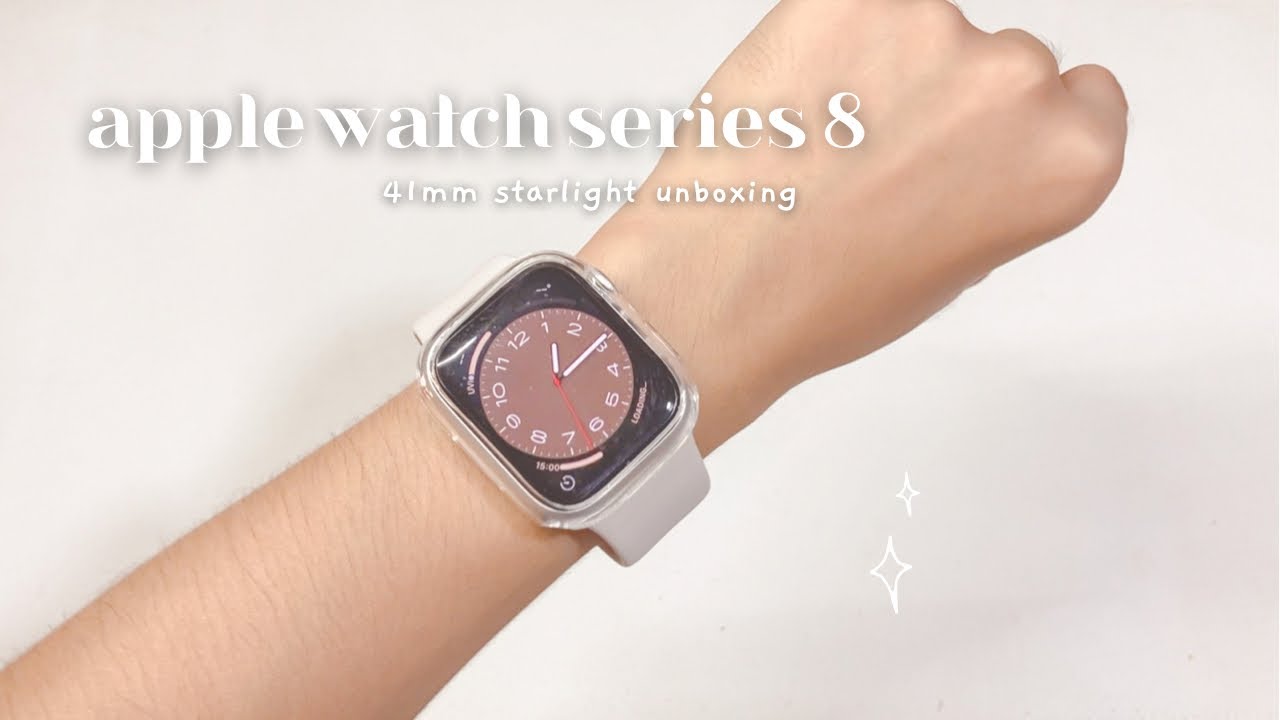 apple watch series 8 mm starlight aesthetic unboxing   philippines