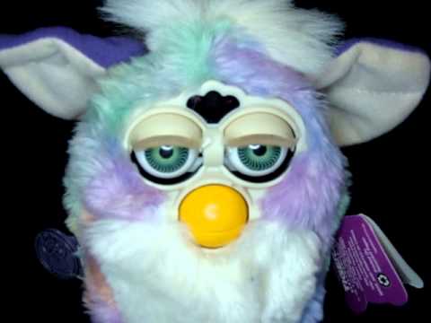 blue and purple furby