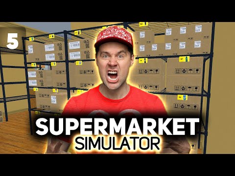 Видео: Мечтал быть бизнесменом, а работает грузчиком 🛒 Supermarket Simulator [PC 2024] #5