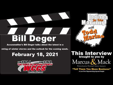 Indiana in the Morning Interview: Bill Deger (2-18-21)