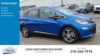 2020 Chevrolet Bolt EV Torrance CA P5312A Martin Chevrolet In Torrance California