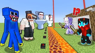 Best of Minecraft - MONSTERS vs Most Secure House!!