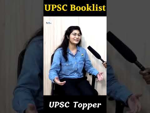UPSC Booklist In 1 Minute | IAS Booklist By Topper | #short | UPSC Motivation