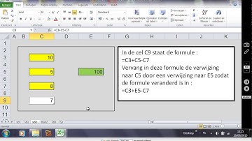 Excel : een eenvoudige formule invoeren - deel 3 (basis)