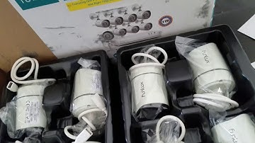 SECURITY CAMERAS Funlux 8 channel NVR security system unboxing