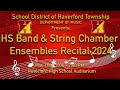 Hhs band  strings chamber ensembles recital 2024