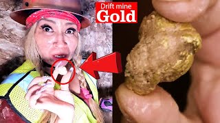 My Wife found a Huge Placer Gold Deposit Digging a Secret Tunnel