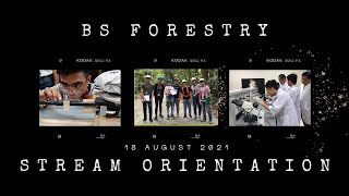 2021 BS FORESTRY STREAM ORIENTATION