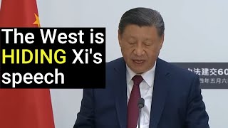 Western media is hiding Xi