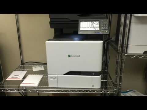 Print &amp; Ship on Lexmark CX725