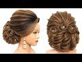 Bridal hairstyle || Hairstyle for long hair || Bun hairstyle