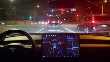 Model 3 - Beta FSD - Test Loop 1 - 2020.48.10.1 - 12 Dec 2020