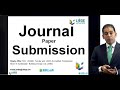 Journal Paper Submission Process (french subtitles)