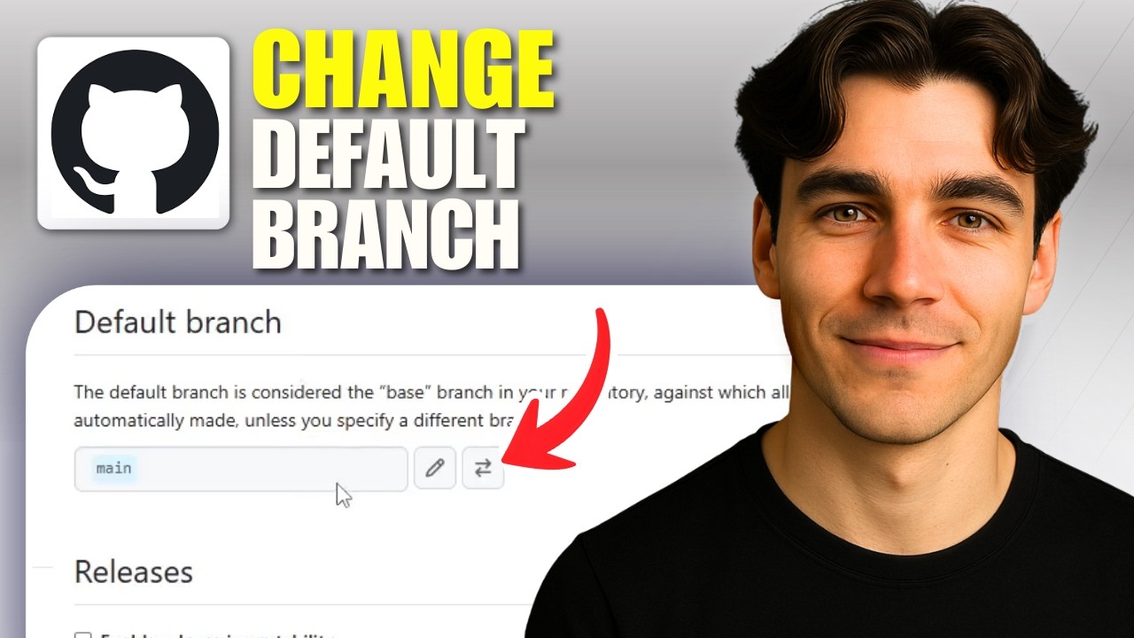 How To Change Default Branch From Main To Master In GitHub (Tutorial ...