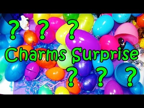 Rainbow Loom Charms / Loom Bands Surprise Eggs 