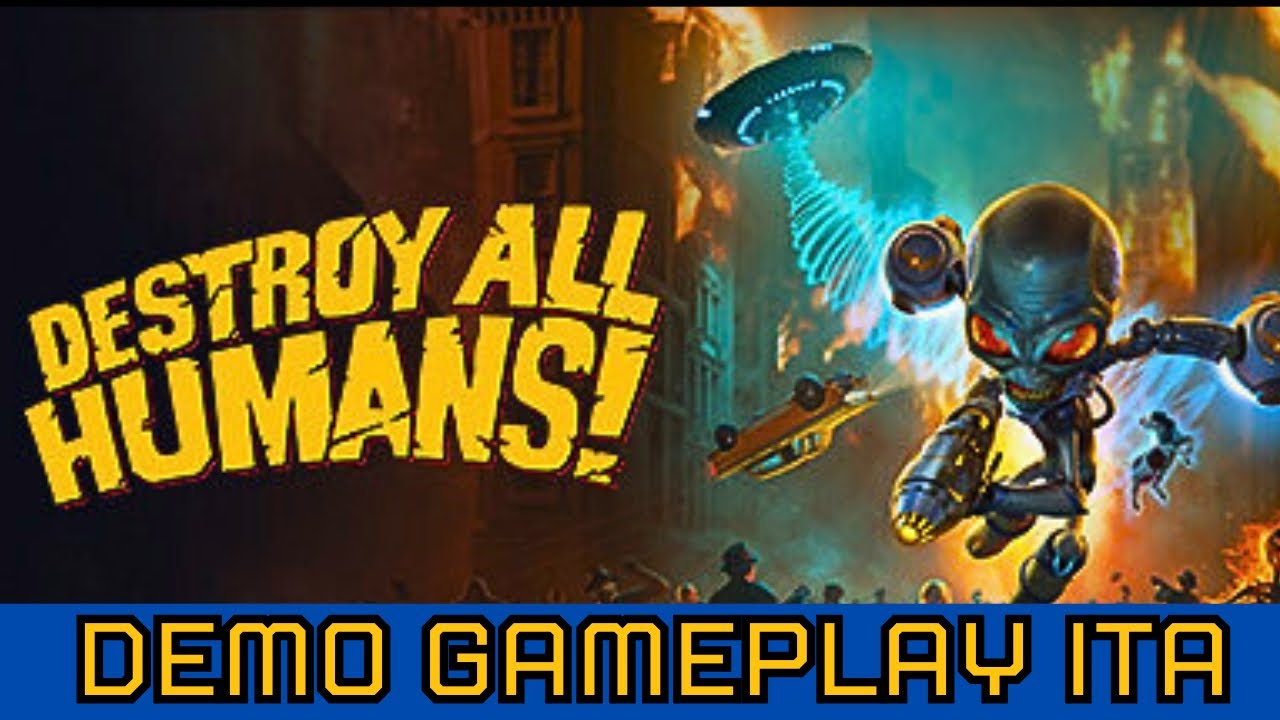 DESTROY ALL HUMANS REMAKE [DEMO GAMEPLAY ITA]