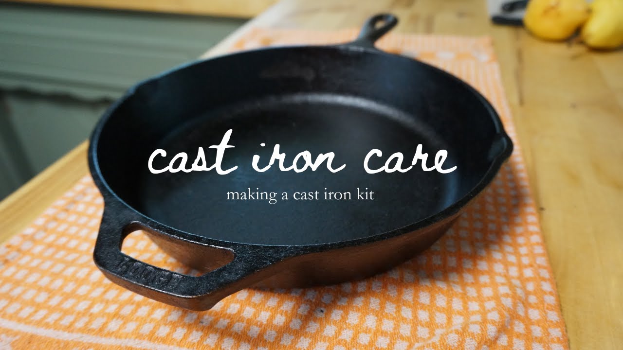 Seasoned Cast Iron Care Kit