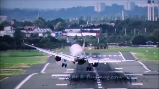 Jetliner Close Call Landing