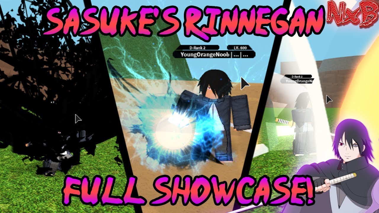 The Real Sasuke Rinnegan Full Showcase This Kg Is Broken Naruto Rpg Beyond Youtube - roblox beyond how to get sasuke rinnegan