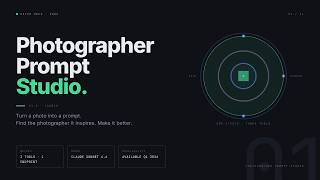 Photographer Prompt Studio