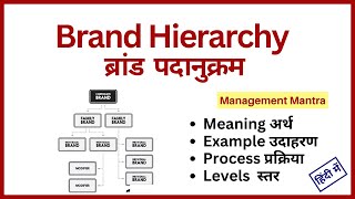Brand Hierarchy, brand hierarchy hindi, brand hierarchy levels, brand hierarchy