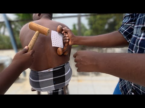 ASMR / back pain relief  back massage / help your pain ,