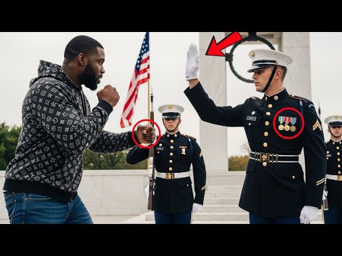 Boxing Champion Punches Tomb Guard — Seconds Later, He Learns the True Meaning of Discipline. - YouTube