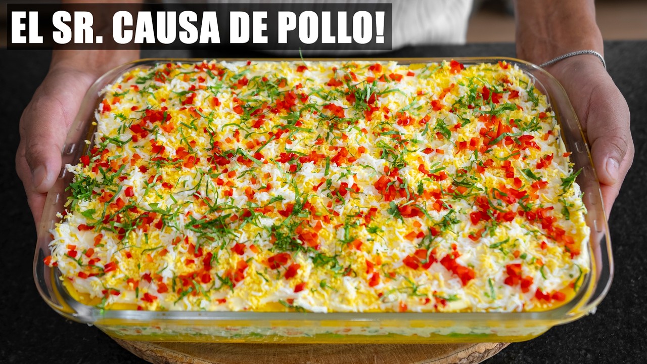 CLASICO PERUANO! CAUSA DE POLLO, facil y rico | Abelca - YouTube