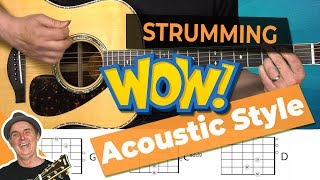 Easy Country Folk Strum Pattern [Guitar Strumming]
