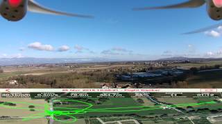 DJI Phantom 2 vision+ test FPV booster V3 distance