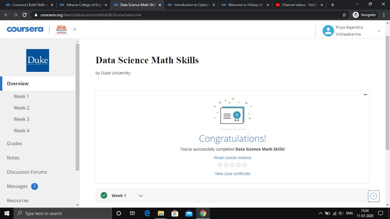 Data Science Math Skill || Week 4 Quiz Answer || Coursera #Courseraquiz ...