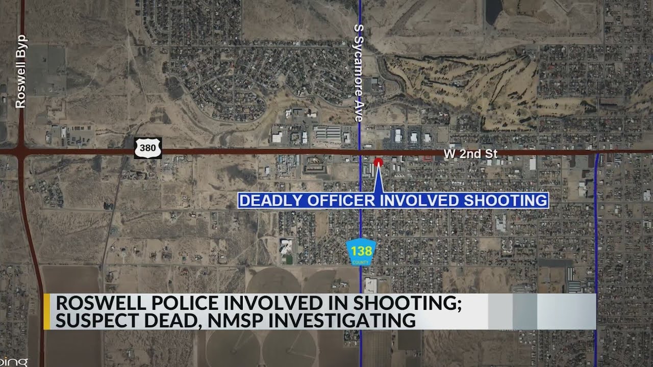 NMSP: Suspect dies after officer-involved shooting in Roswell - YouTube