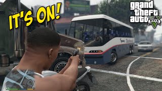 NEW F#%KING BUSES!!? [GTA V] [CHAOS!]