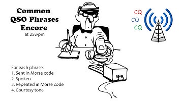 Common QSO Phrases Encore 25wpm