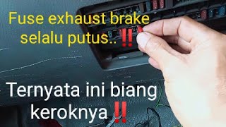 Causes of the Exhaust break fuse always blowing ‼️#canter #djumaerichanel