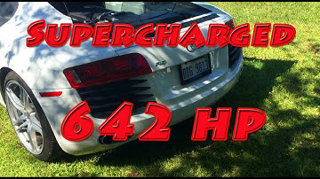 Audi R8 V8 4.2 with APR Stage III+ Supercharger (TVS1740) Sounds and Revs!!!