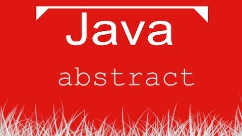 Aula de Java 032 - abstract, classes abstratas