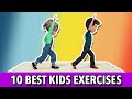 10 Best Kids Exercises For Arms + Chest + Back | 3 in 1
