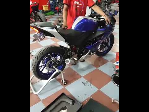  Yamaha r15vva r15v3 fullsistm original ROCKVAN exhaust mantapp