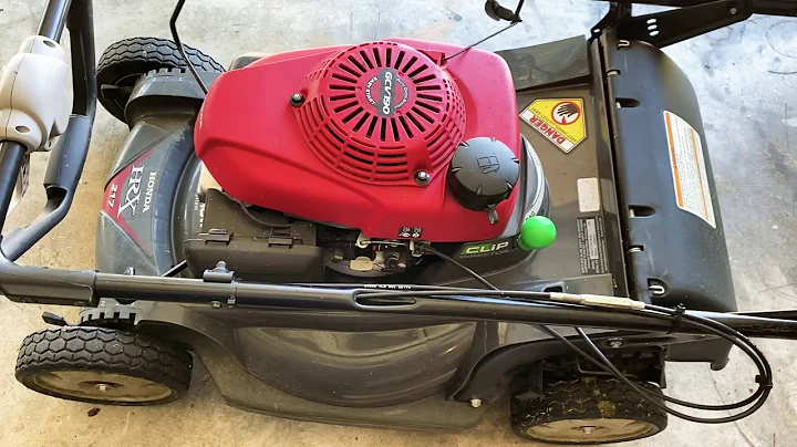 Installing blades on a Honda Lawn Mower