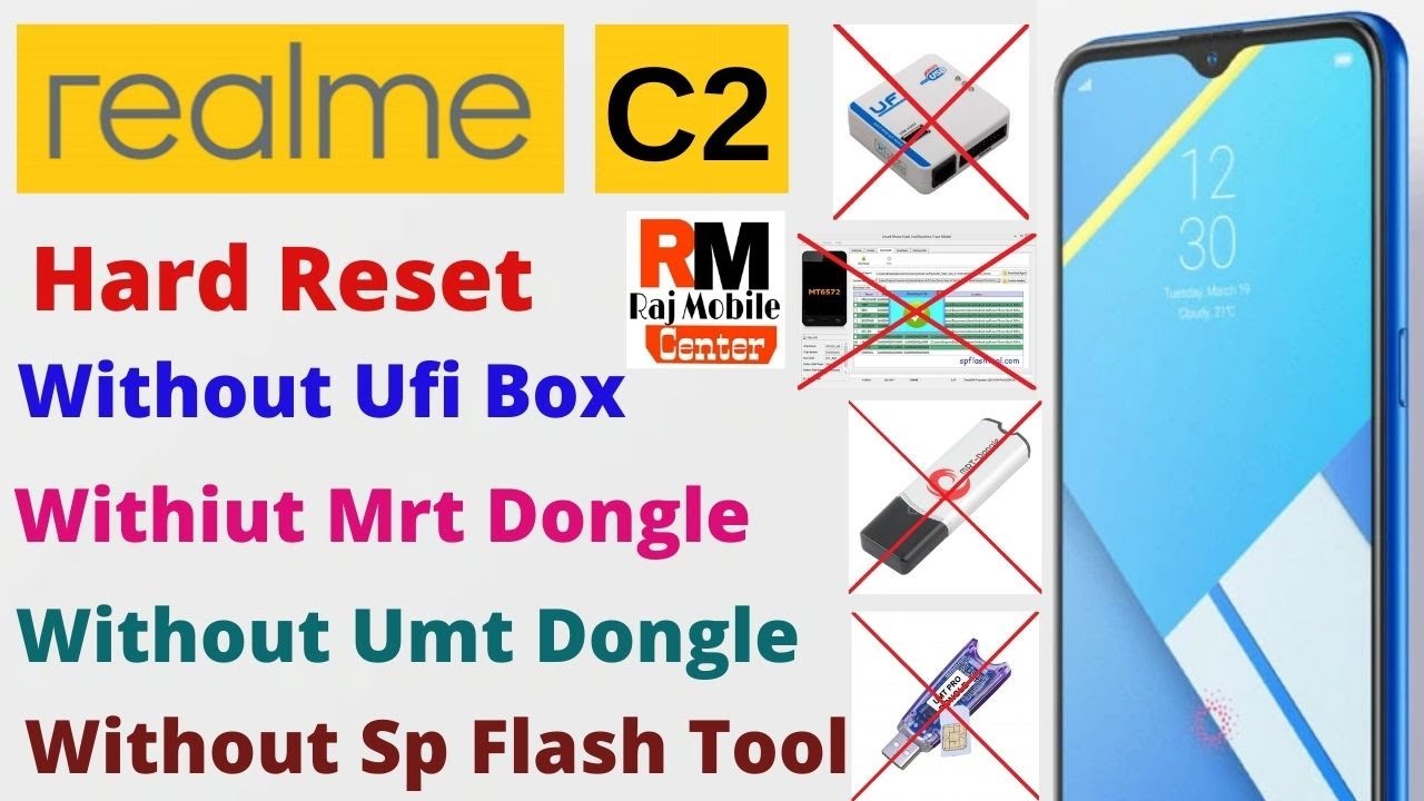 Without PC | Realme C2 | Hard Reset | Frp Bypass | Without Sp Flash Tool | Without Any Box,Dongle