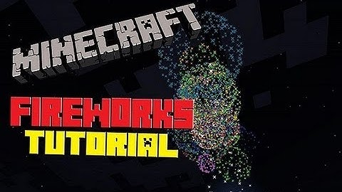 Minecraft 1.4.6 How To Make Fireworks Tutorial HD
