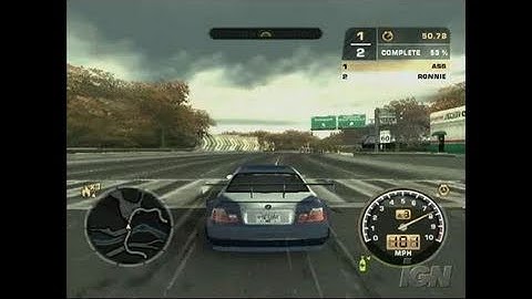 Need for Speed Most Wanted GameCube Gameplay - Slowing