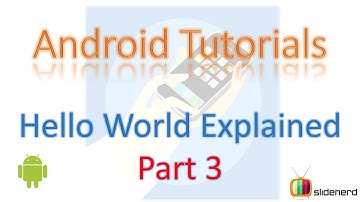 7 Hello World Android Example Part 3 |