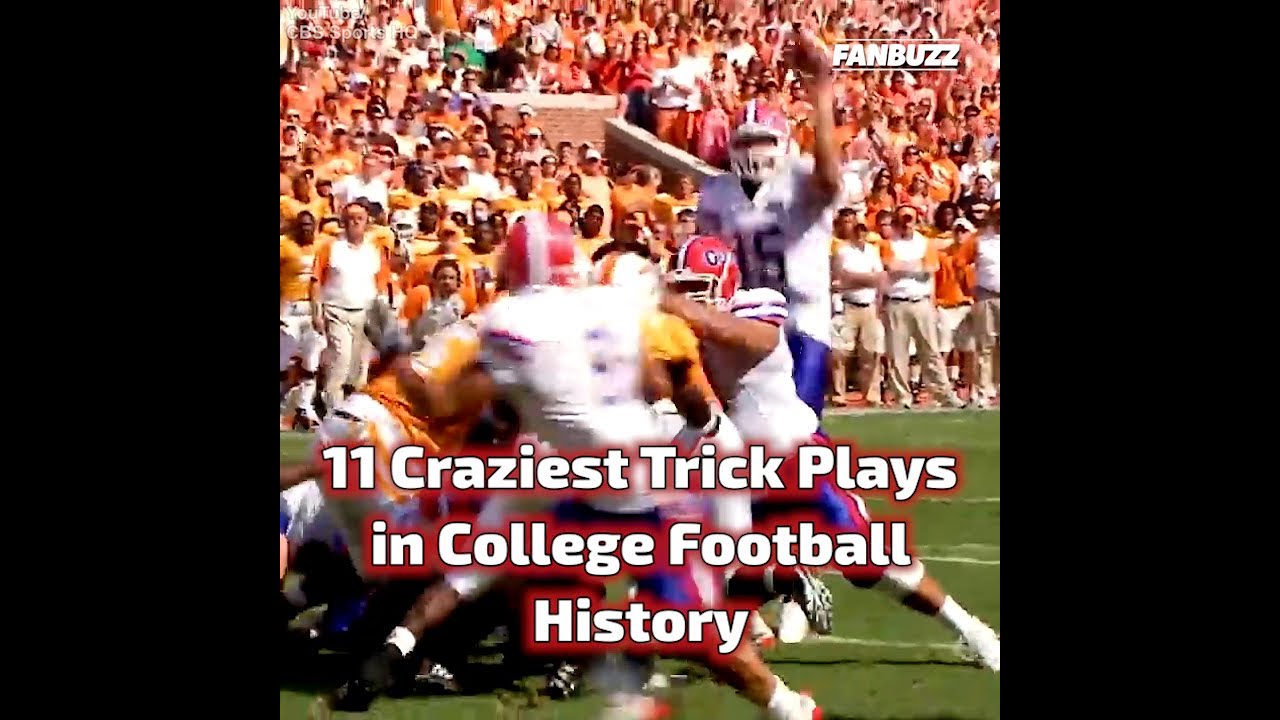 11 Craziest Trick Plays in College Football History YouTube