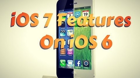 Get iOS 7 Features On iOS 6 iPhone & iPod Touch With These Cydia Tweaks