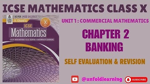 ICSE CLASS 10 || S Chand