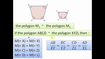 math - geometry - secondary  one - lesson 1 - unit 1 -  similarity of polygons - first term