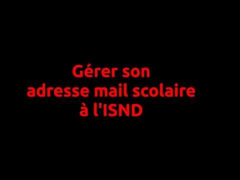 Utilisation du webmail de l'ISND